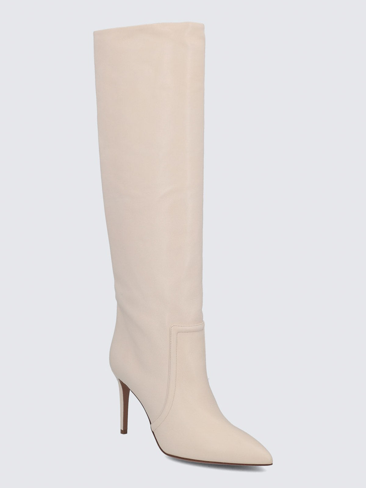 Bottes Stiletto 105 en cuir - Vanilla