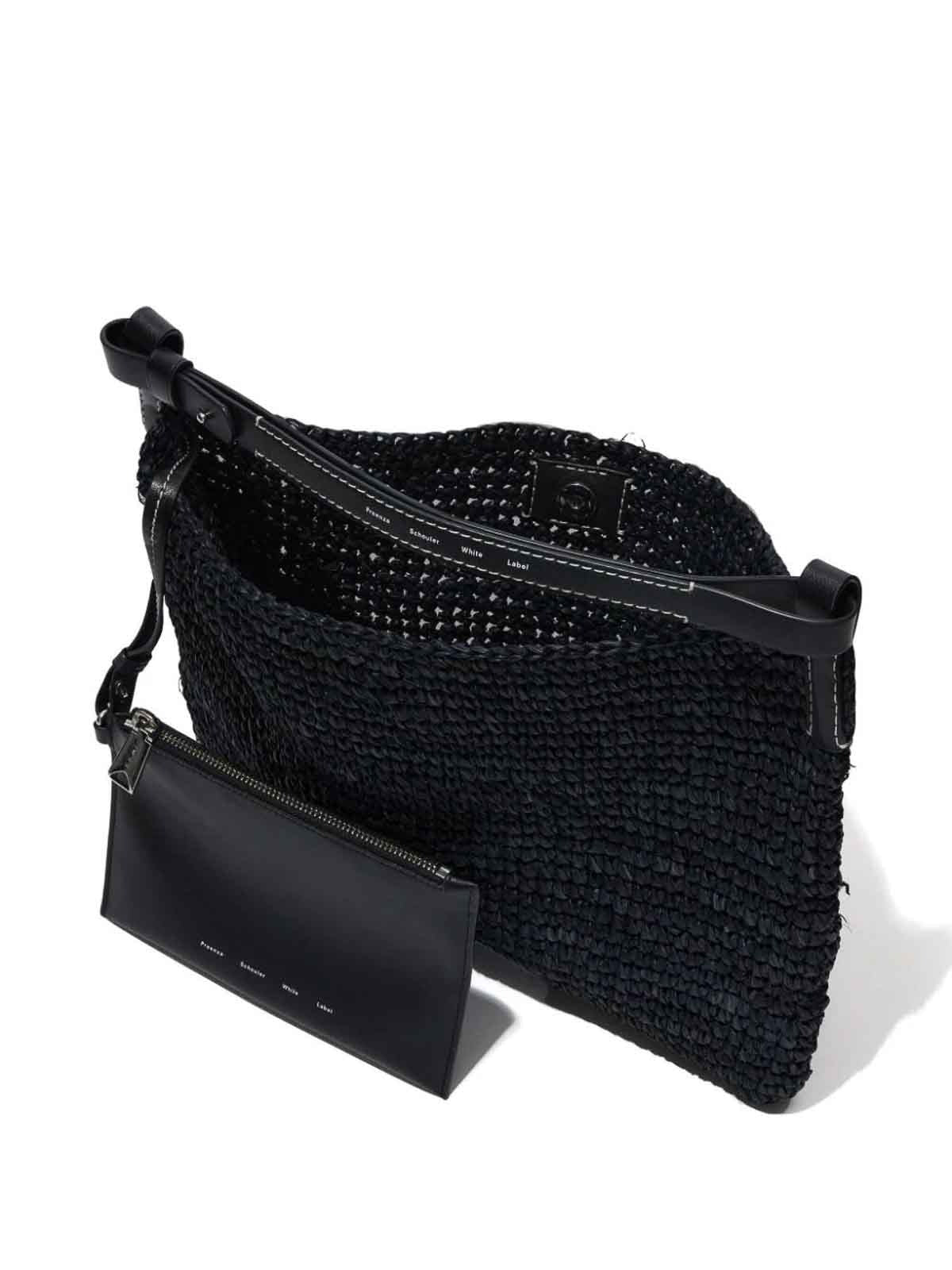 Sac Minetta en raphia - Midnight Blue