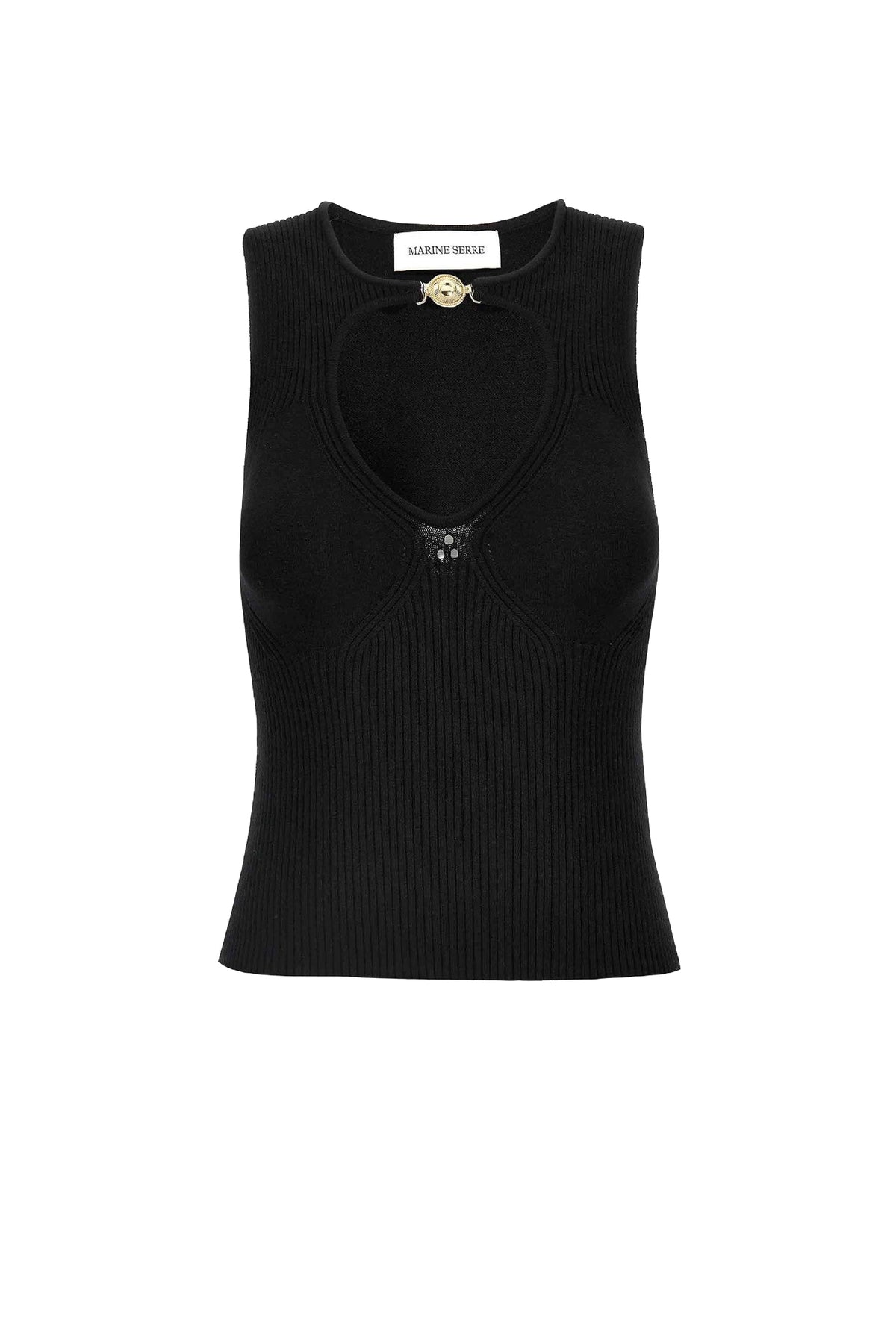 Top Moon en maille - Black