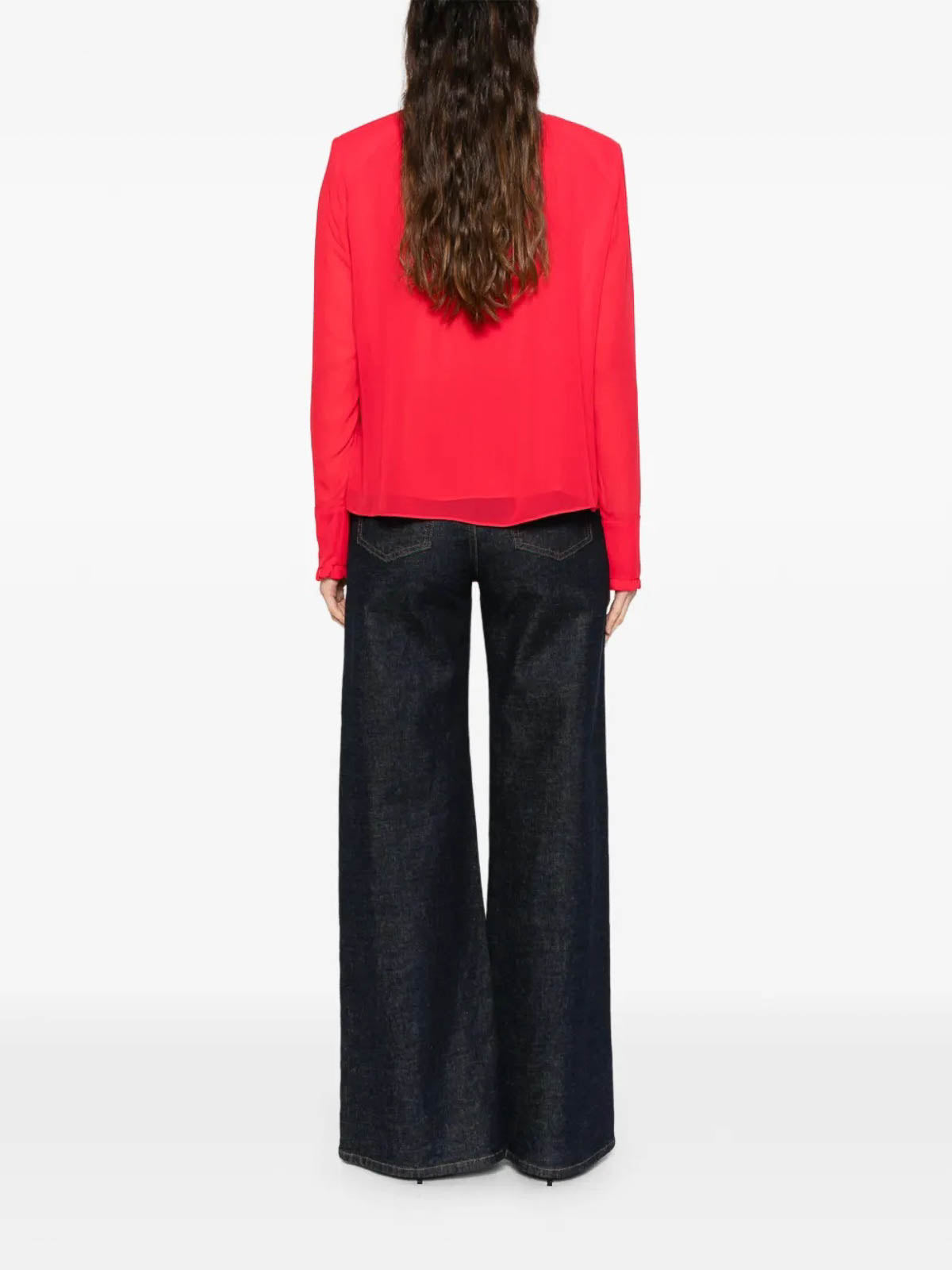 Sheer Twist Blouse - Lollipop