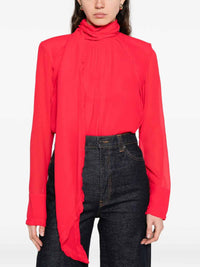 Sheer Twist Blouse - Lollipop