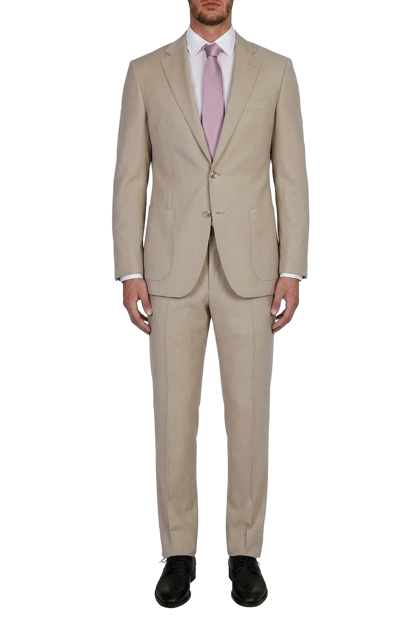 Pantalon à plis - Beige