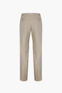 Pantalon à plis - Beige