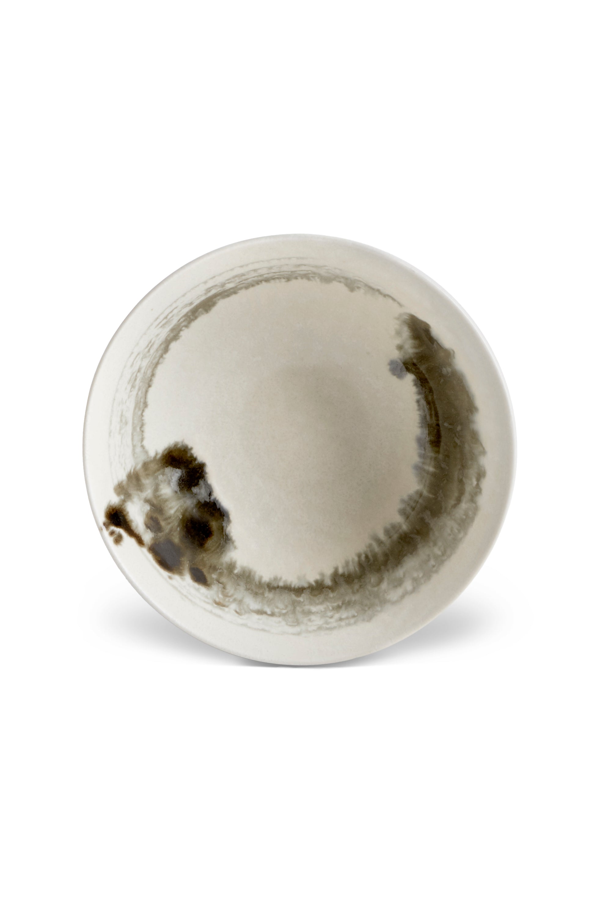 Bol Sumi Brush en porcelaine - Gris