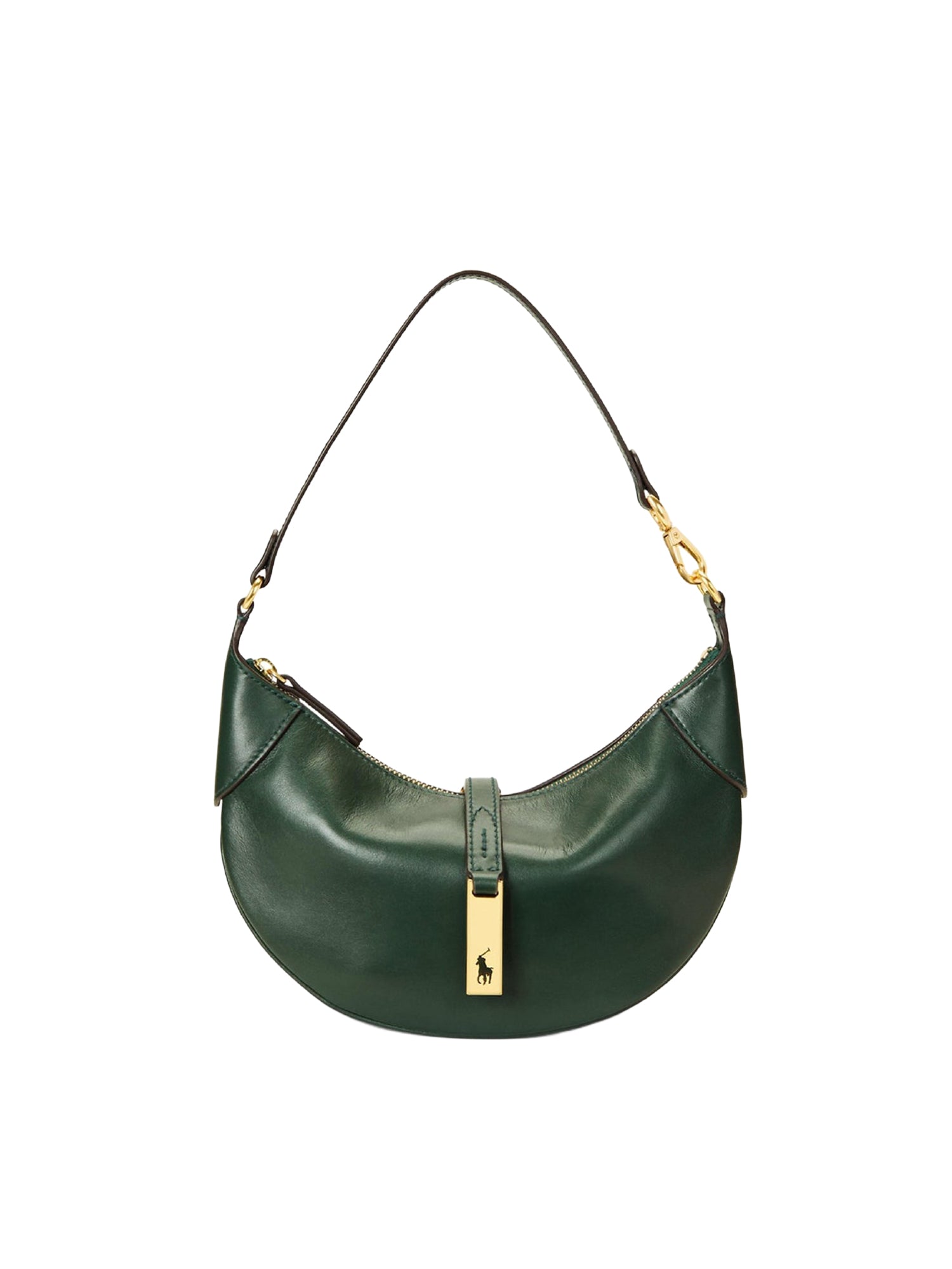 Mini-sac Polo ID en cuir - Bottle Green