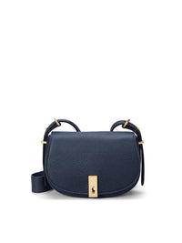 Saddle Polo ID leather mini-bag - Navy Navy