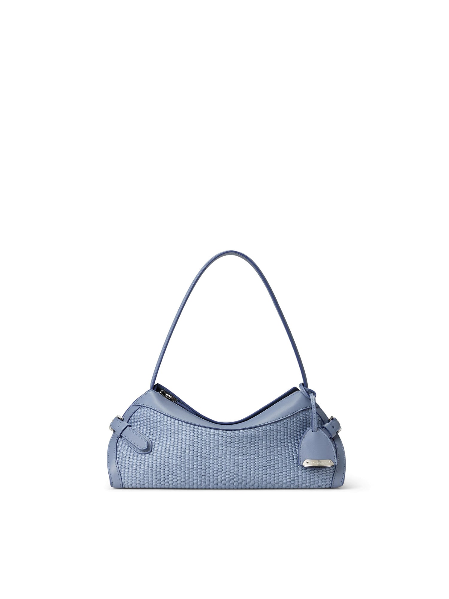 Petit sac porté épaule Ralph raphia - Cornflower