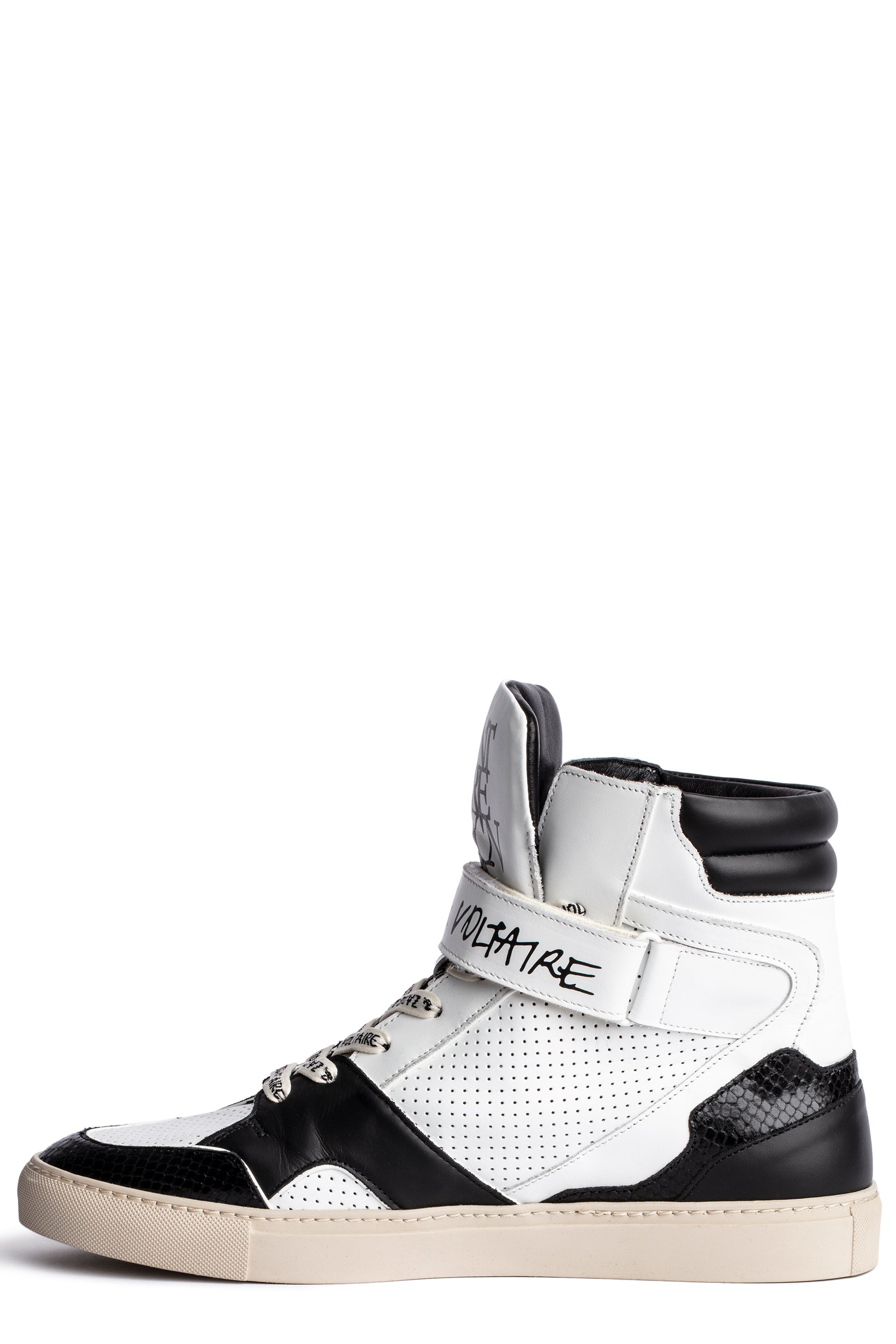 Sneakers montantes à logo " ZV" 1747 High Flash en cuir - Blanc