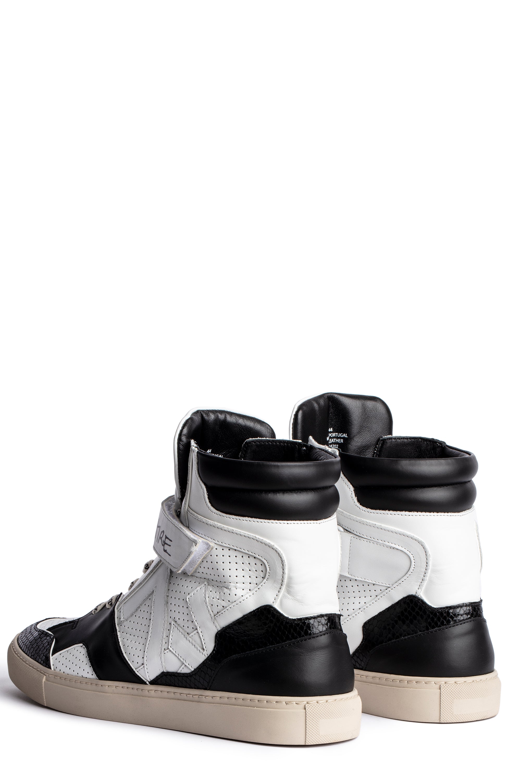 Sneakers montantes à logo " ZV" 1747 High Flash en cuir - Blanc