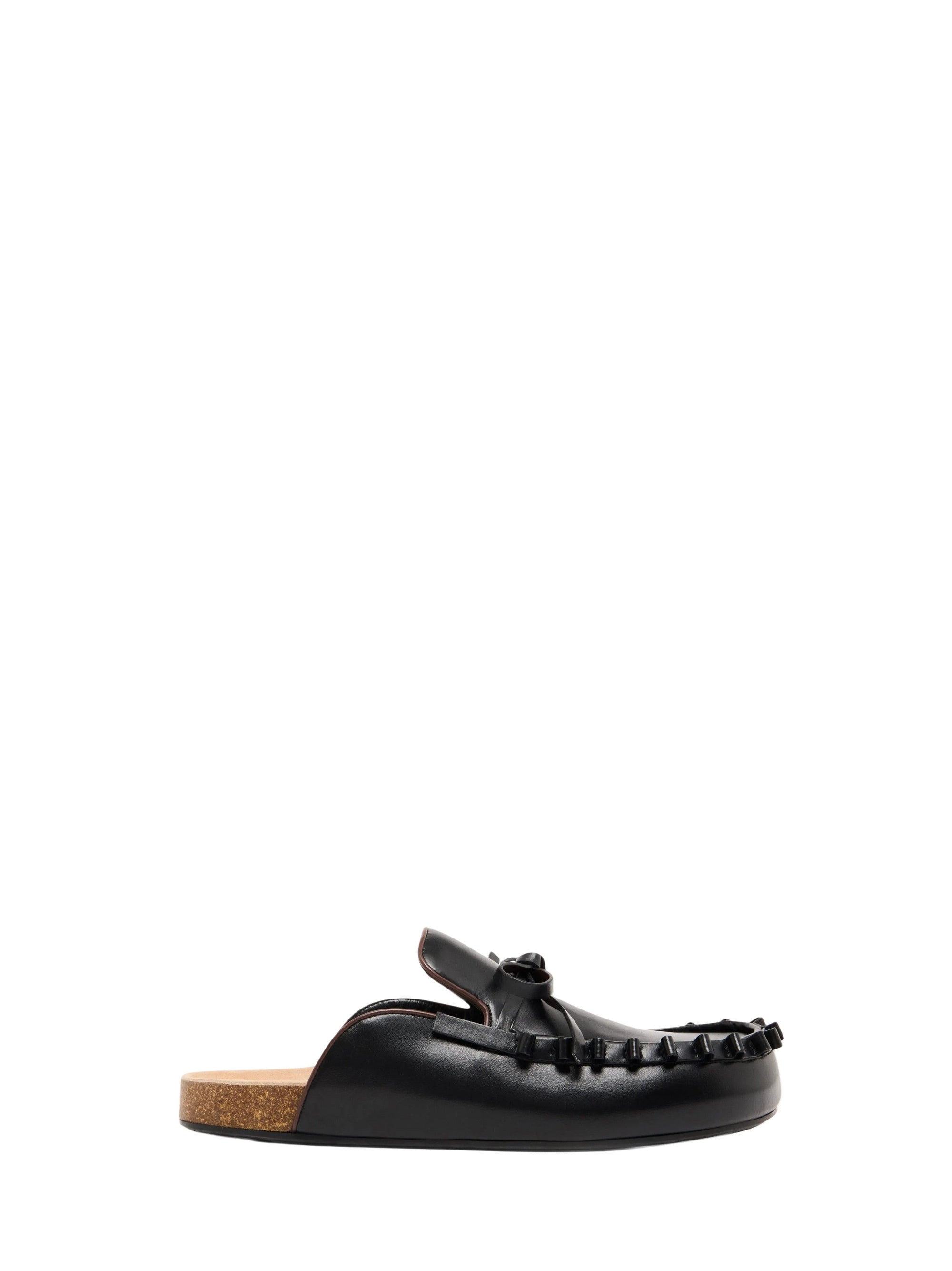 Mules à talons 50 en cuir - Black