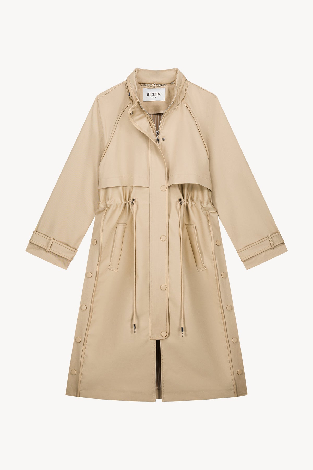 Manteau trench long - Beige Moyen