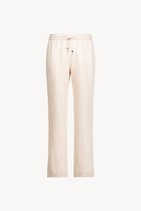 Pantalon droit taille elast - Beige Moyen