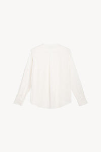 Chemise cintree col maho - Blanc Cassé