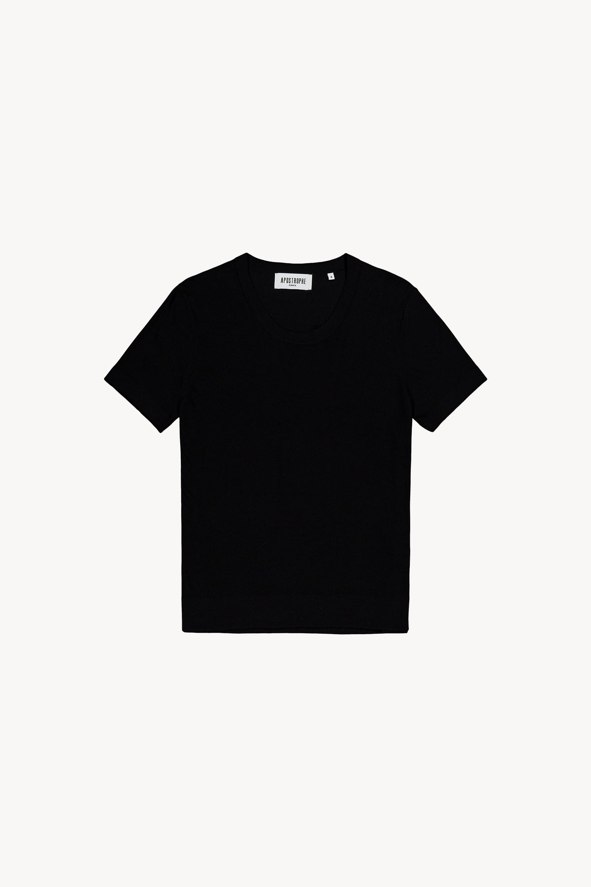 Pull manches courtes - Noir