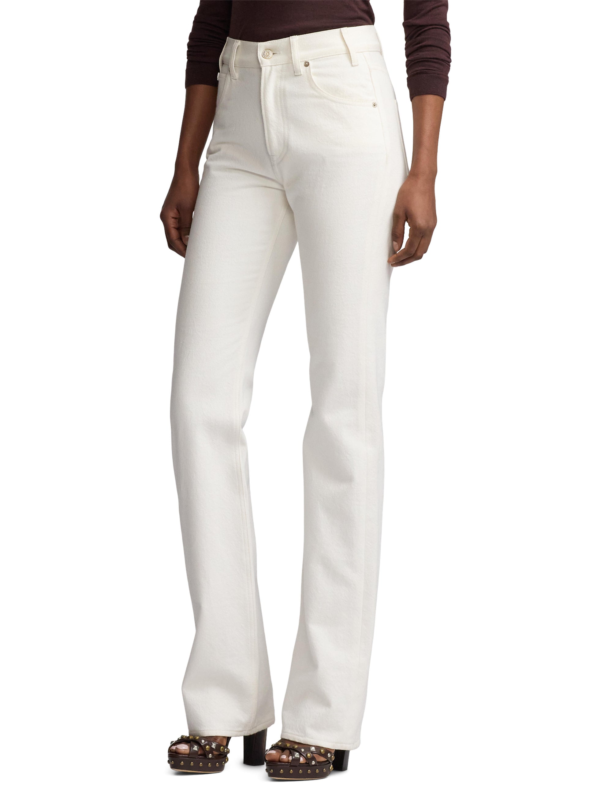 Kaida casual bootcut jeans - Chic White