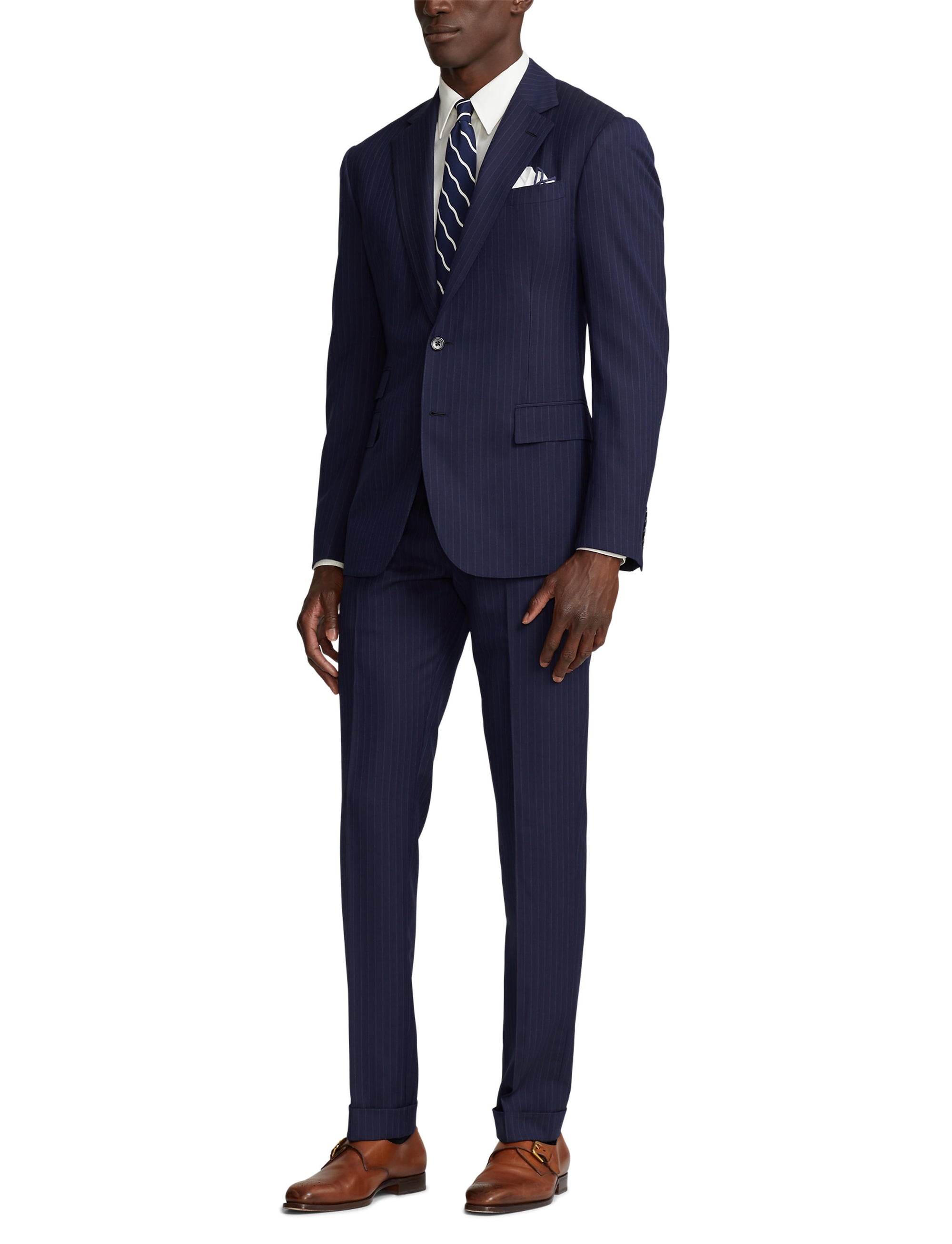 Costume Kent en laine - Bright Navy & Grey