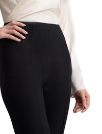 Pantalon Bobbie en laine mélangée - Black