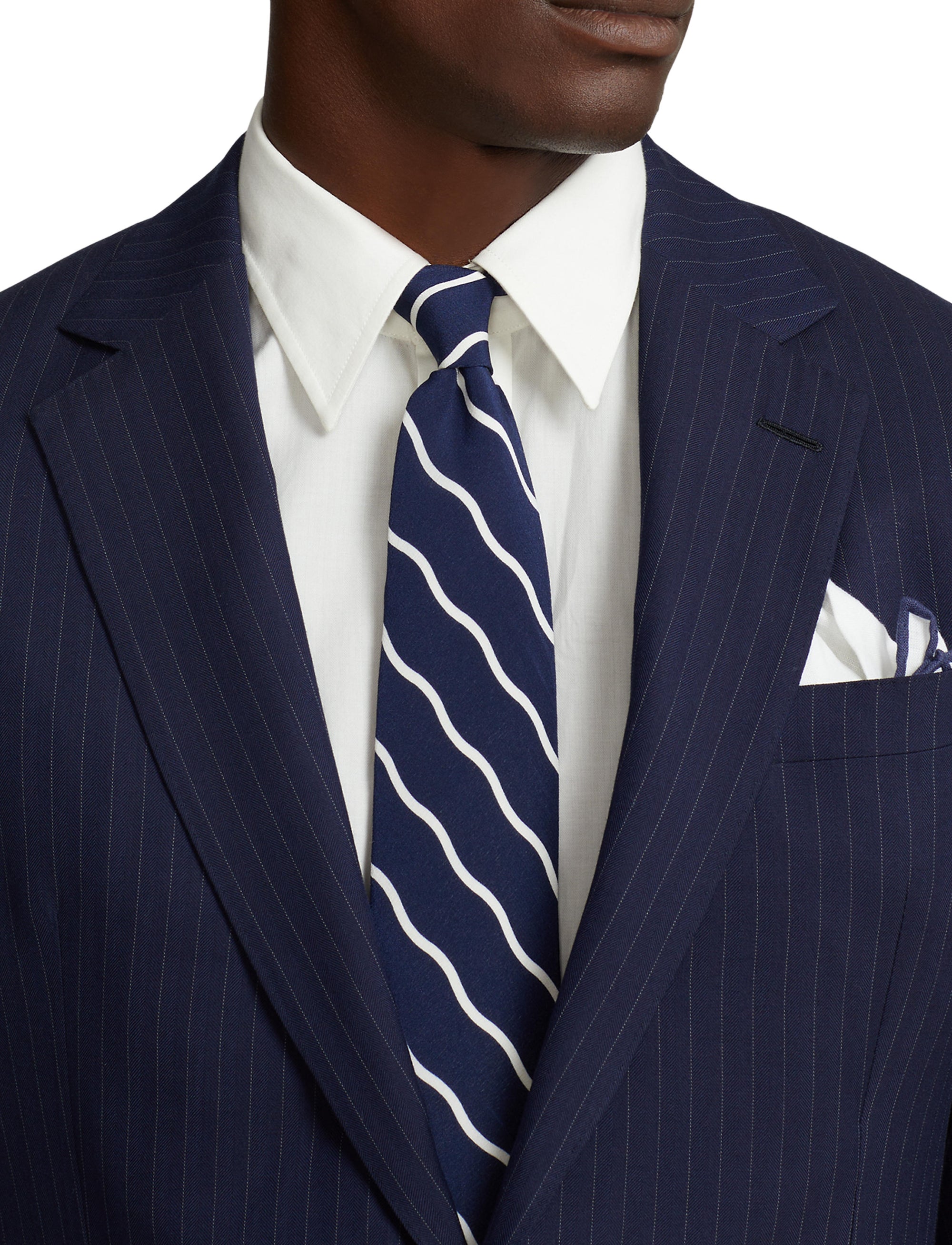 Costume Kent en laine - Bright Navy & Grey