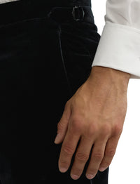 Pantalon Gregory en velours - Black
