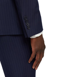 Costume Kent en laine - Bright Navy & Grey