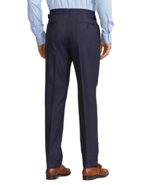 Costume Kent fait main en laine - Navy & Grey
