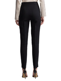 Pantalon Bobbie en laine mélangée - Black