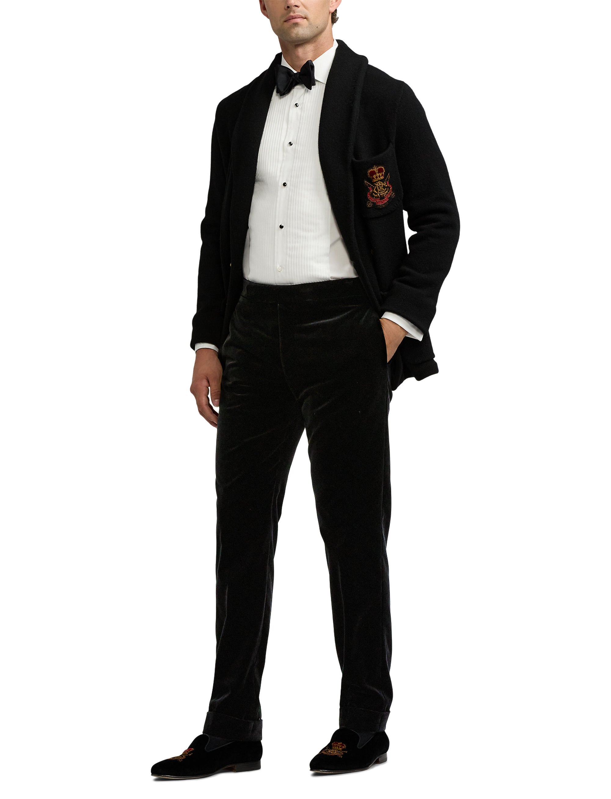 Pantalon Gregory en velours - Black