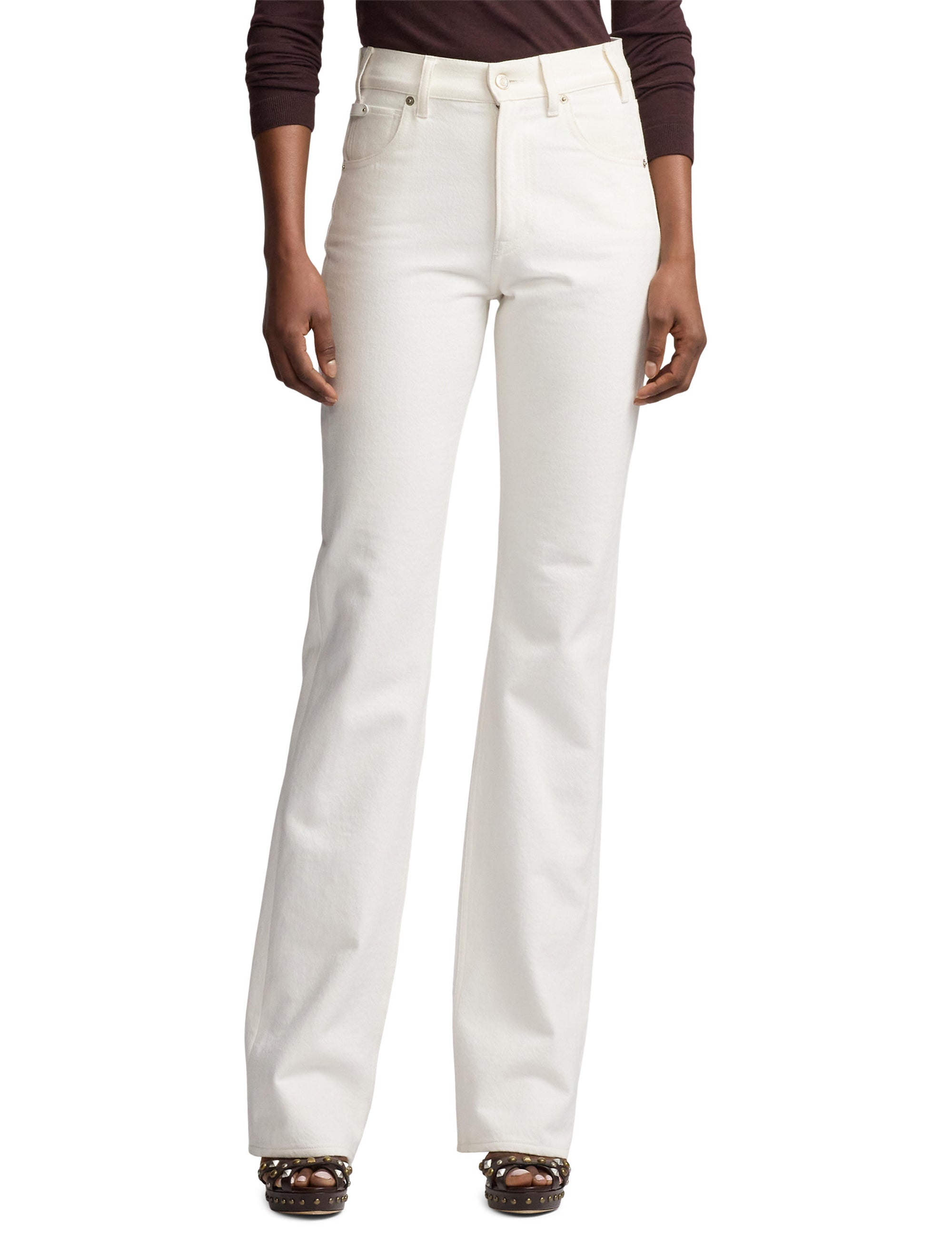 Kaida casual bootcut jeans - Chic White
