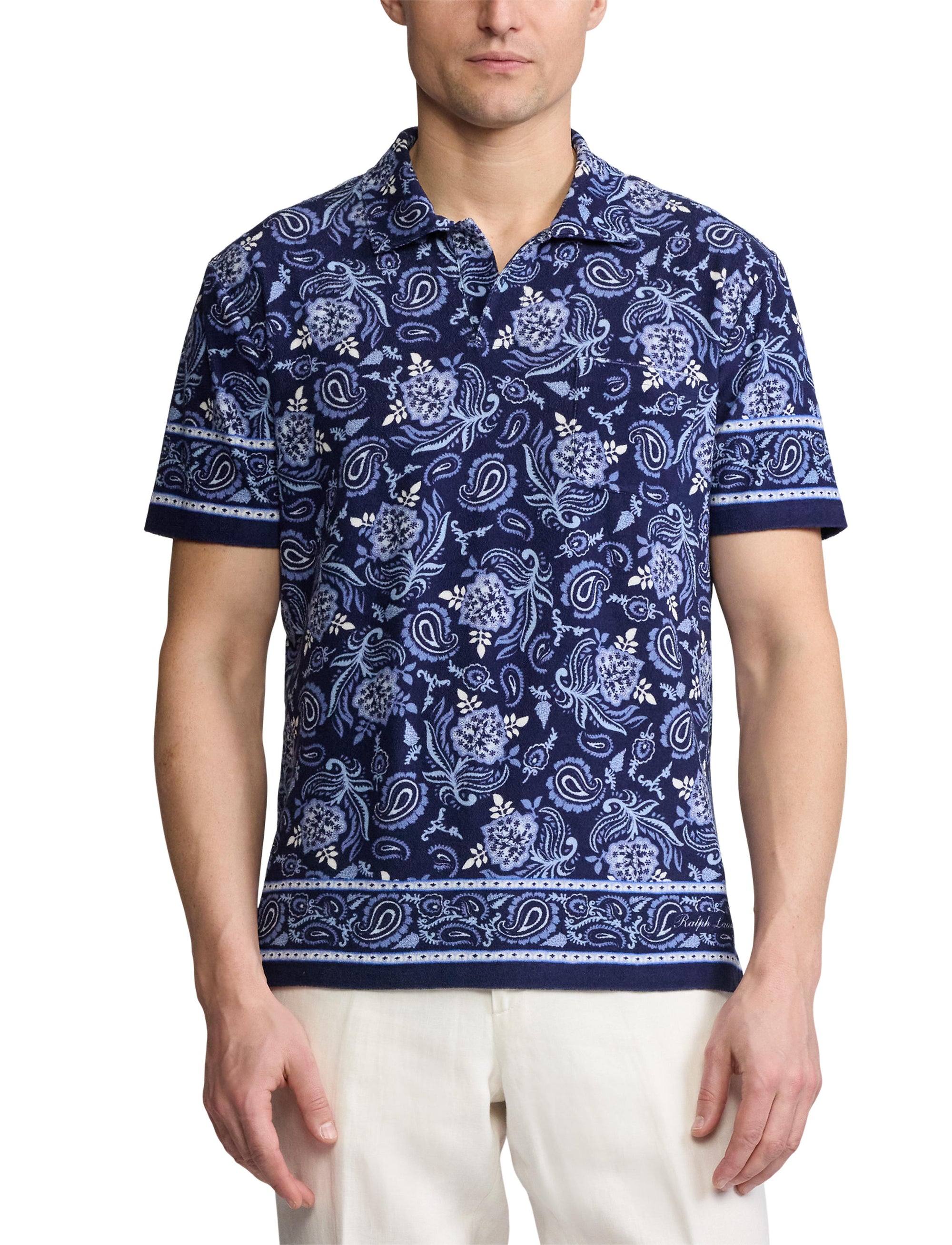 Polo Riviera à motif - Maiori Choppa Border Print