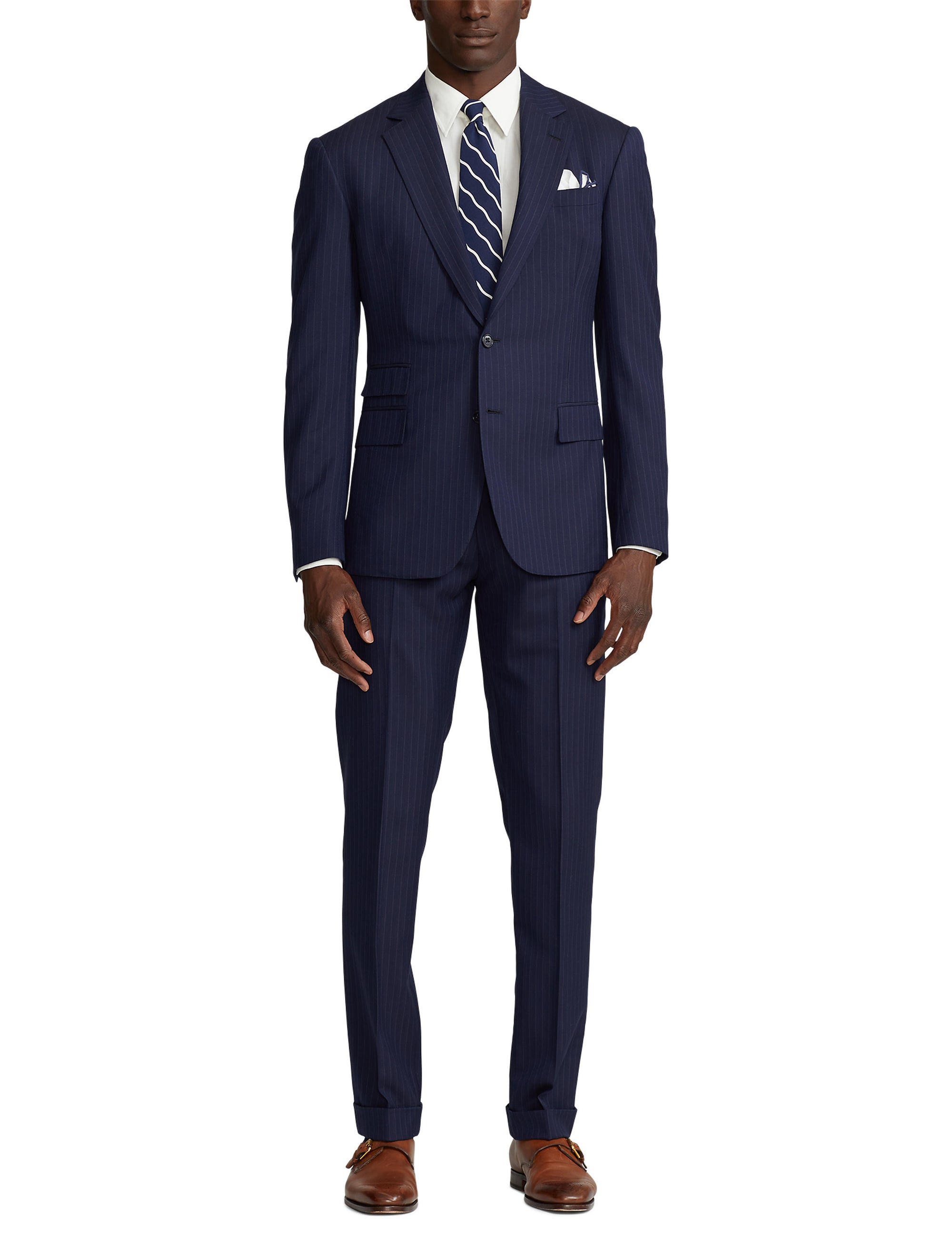 Costume Kent en laine - Bright Navy & Grey