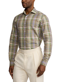 Chemise en sergé écossais - Multicolore