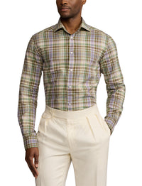 Chemise en sergé écossais - Multicolore