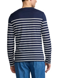 Striped long-sleeved T-shirt - Classic Chairman Navy & Dckwsh W