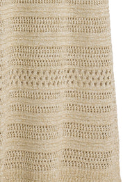 Maxi jupe texturée pailletée - Tan Multi
