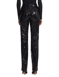 Pantalon Haldan à sequins - Black