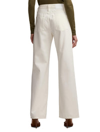 Mercer Relaxed Fit Wide Leg Jeans - Glacial White