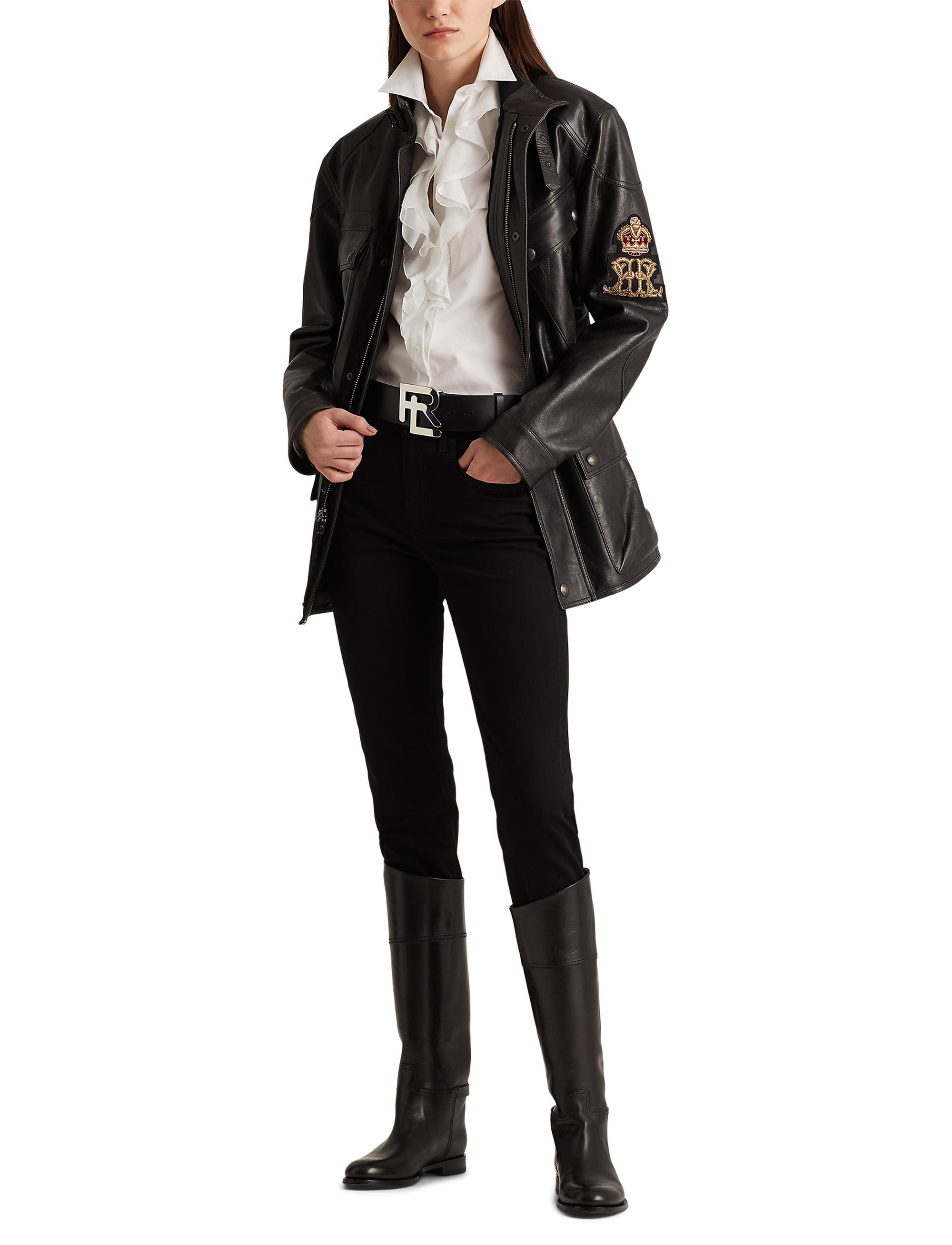 Pantalon skinny ajusté - Noir
