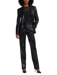 Pantalon Haldan à sequins - Black
