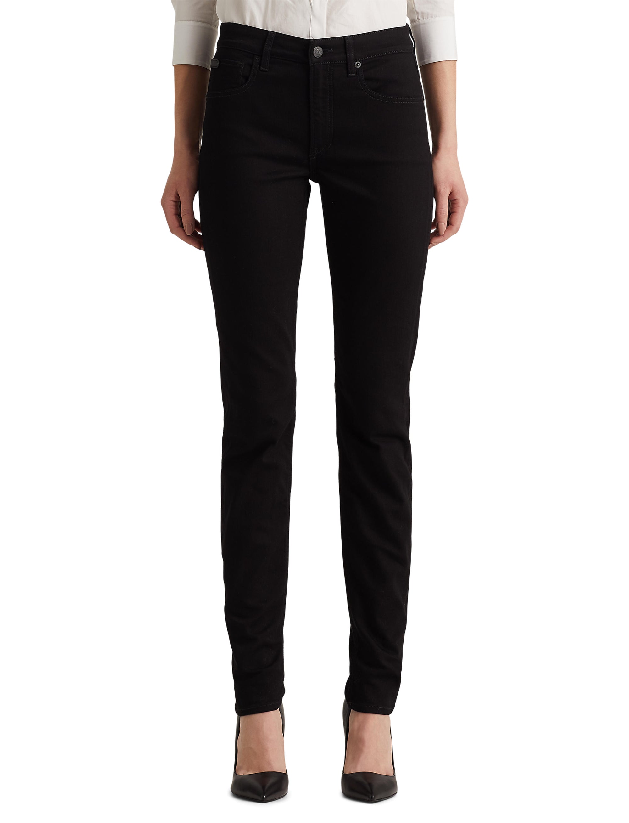 Pantalon skinny ajusté - Noir