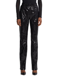 Pantalon Haldan à sequins - Black