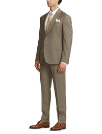 Costume peau de requin Kent en laine - Mocha