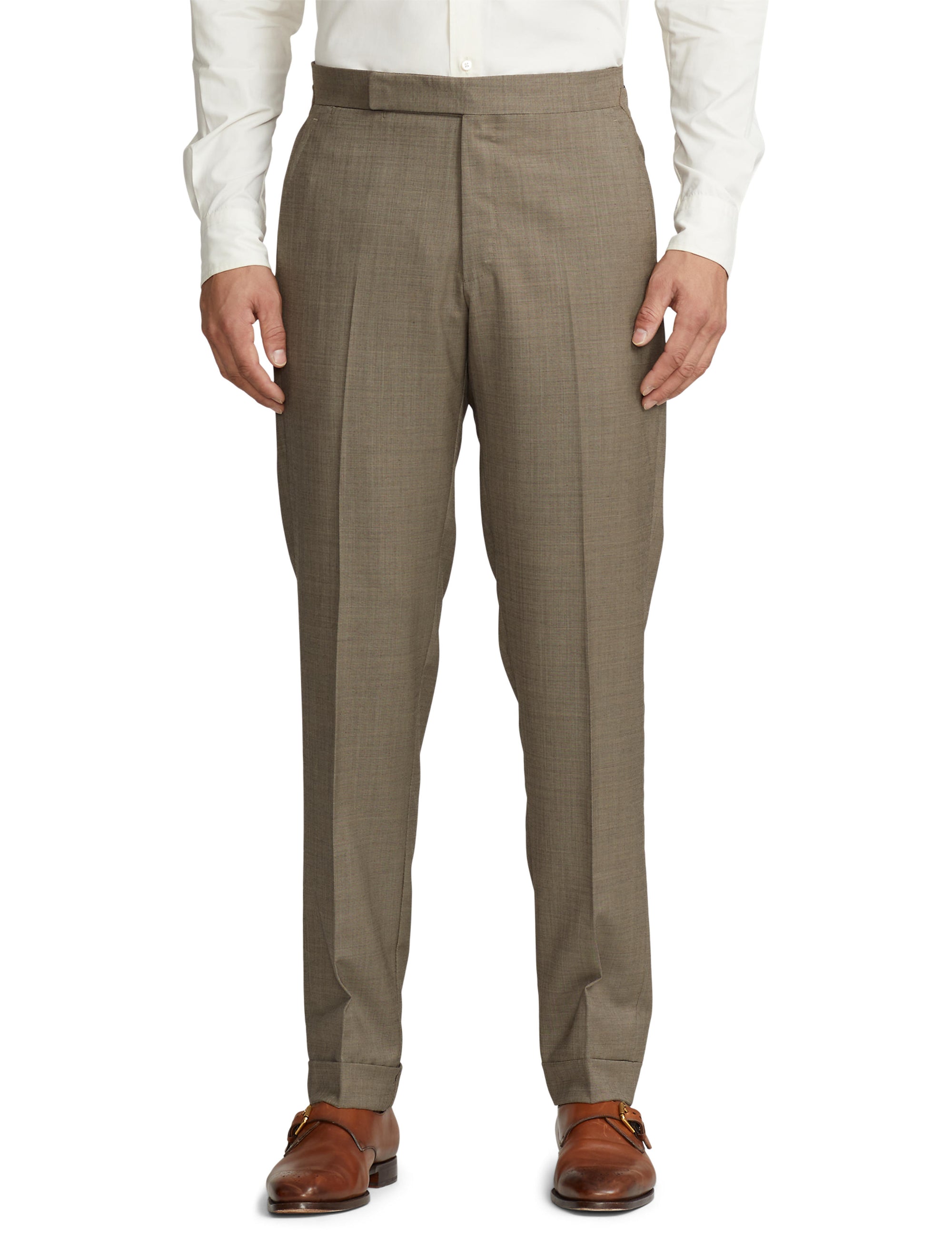 Costume peau de requin Kent en laine - Mocha