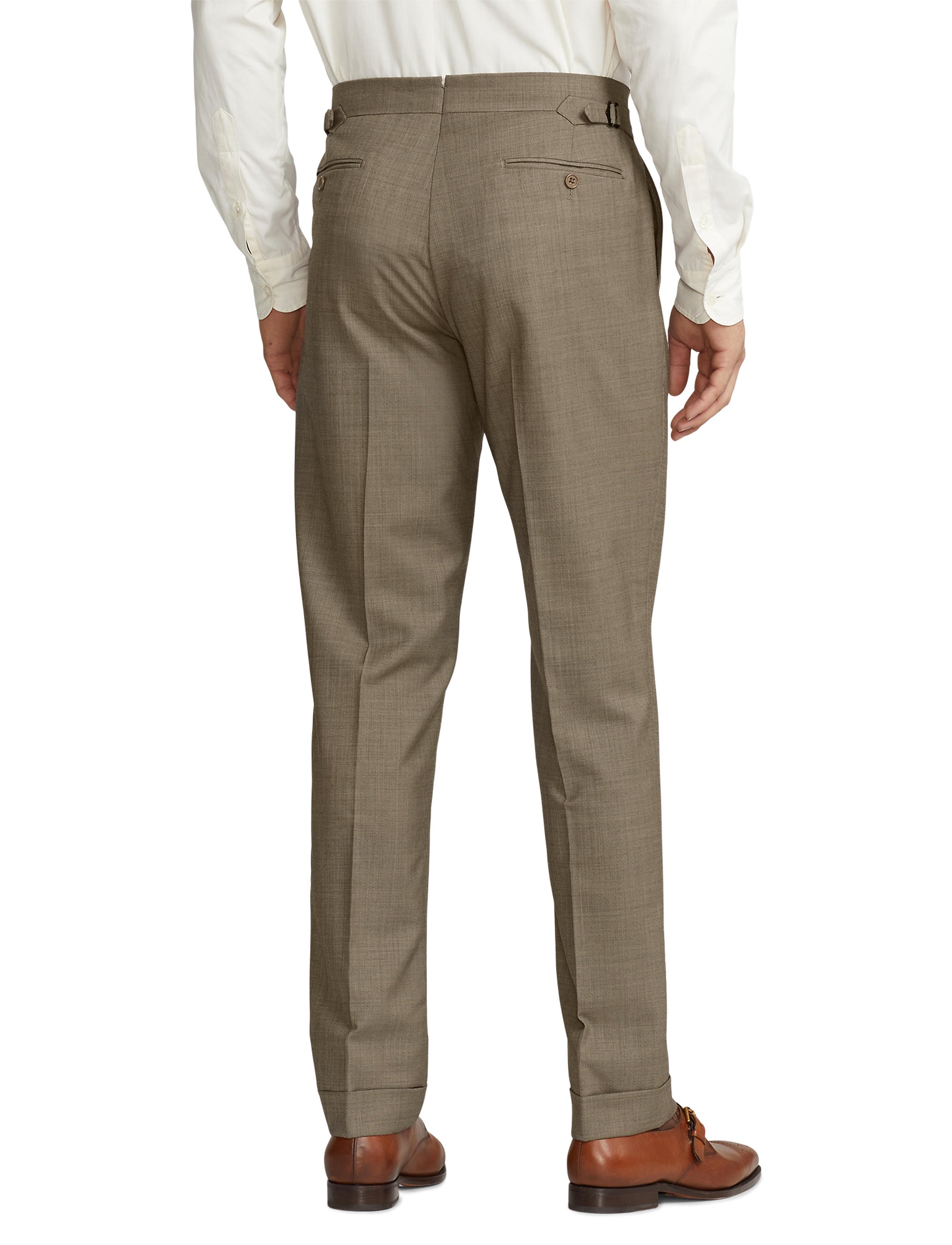Costume peau de requin Kent en laine - Mocha