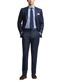 Chemise rayée en jersey stretch - Blue & White