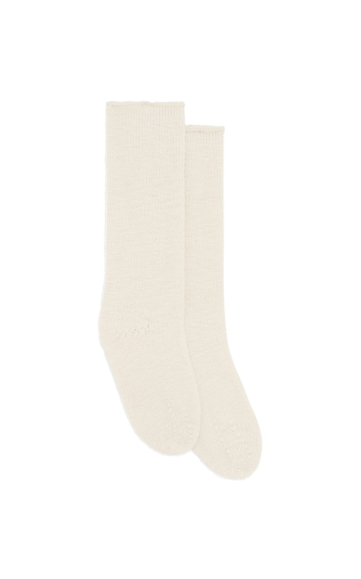 Ivory / Chaussettes Nikola en cachemire - Ivory