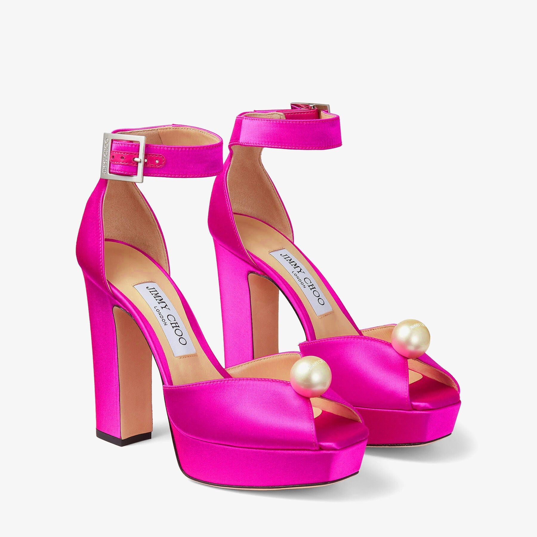 Socorie 120 sandals - Fuchsia & White