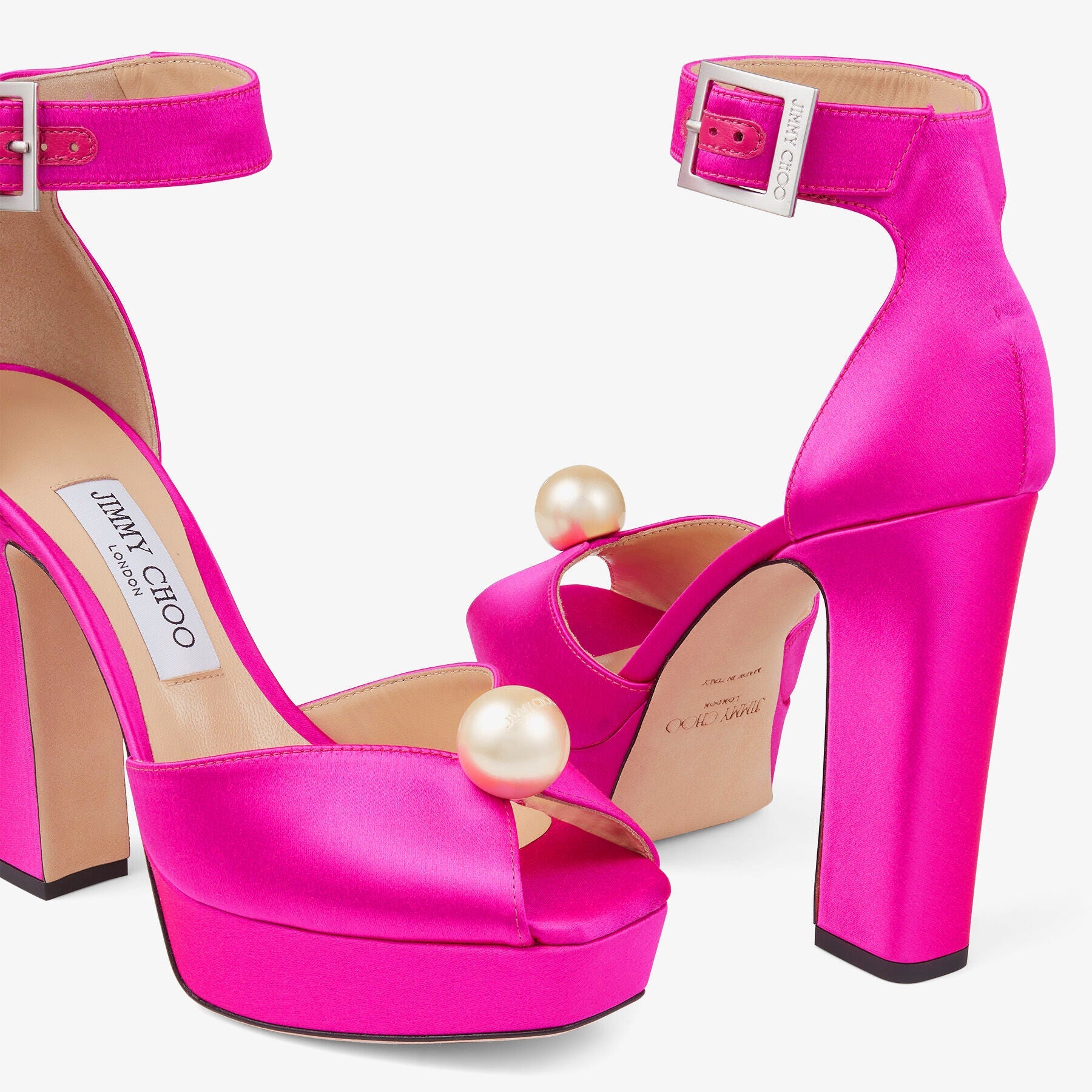 Socorie 120 sandals - Fuchsia & White