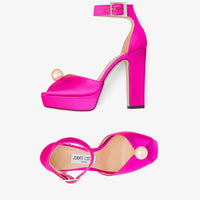 Socorie 120 sandals - Fuchsia & White