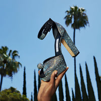 Socorie Malibu 120 sandals in leather - Malibu Mix