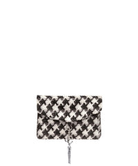 Porte-cartes Soft en satin à imprimé et embellissements - Latte & Black